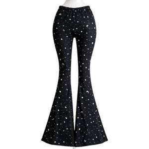 NWT HER PONY Galaxy High Waist Flare Bell Bottom Pants SIZE SMALL AUS 8 US 4